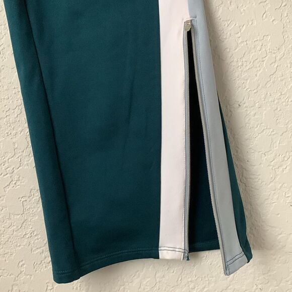 Zella 2-Pc Set Teal Jacket/Pants with White Accents Pockets Men’s Size S - Picture 14 of 15